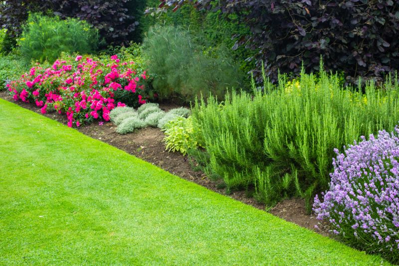 Flower Bed Mulching